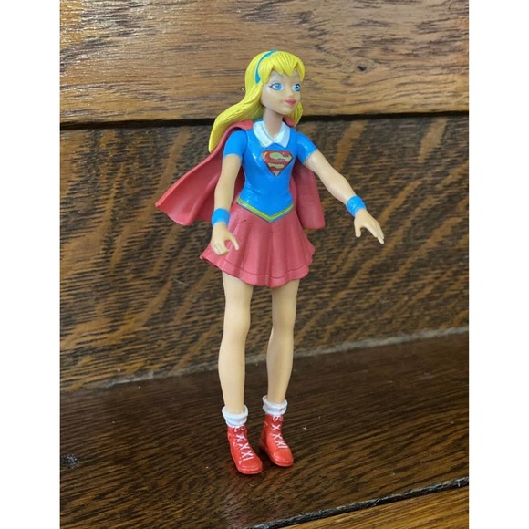 NWOT Super Girl Action Figure Doll DC Super Hero Christmas Stocking Stuffer - Picture 2 of 11